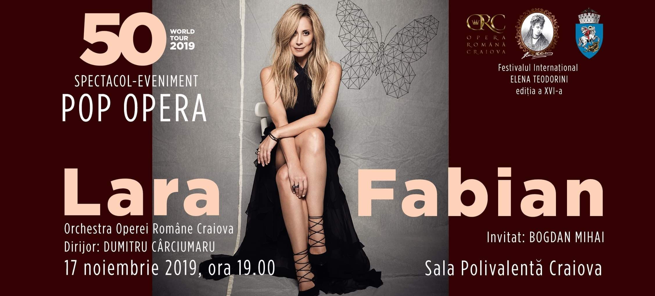 Lara Fabian,  pentru prima dată la Craiova