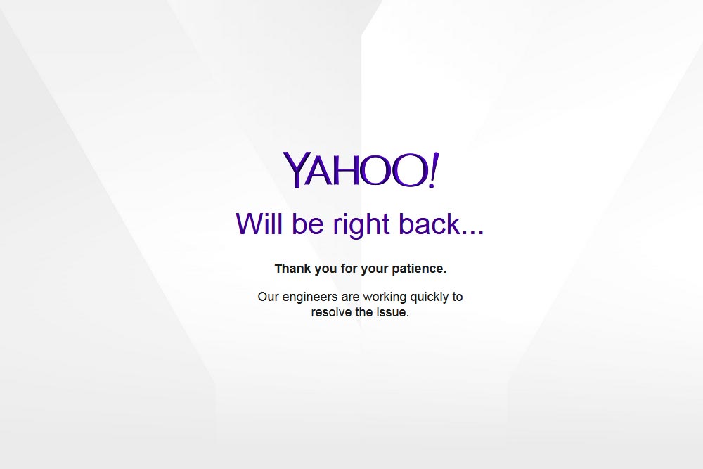 Yahoo a ”picat” din nou
